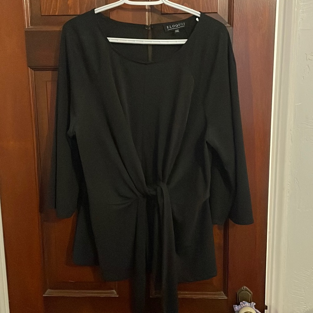 Eloquii tie front top 22/24